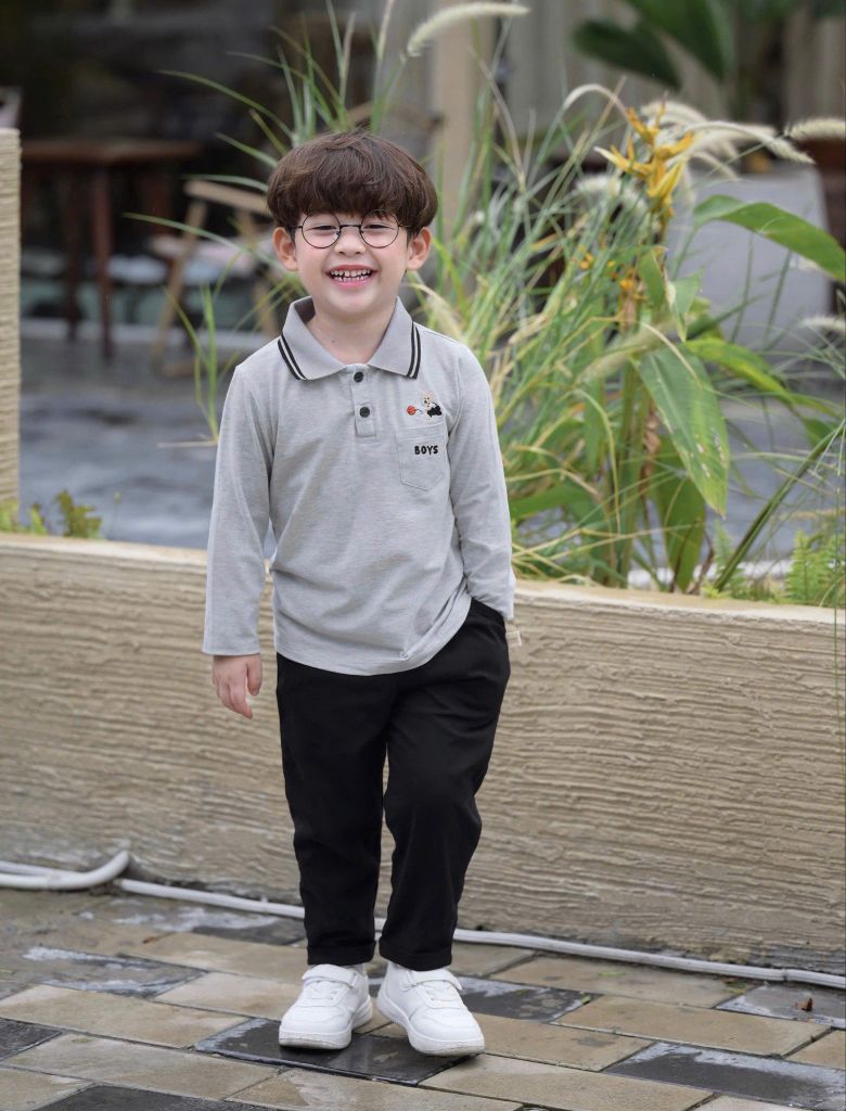 Set Polo Dài Tay Basketball Thu Đông 2026