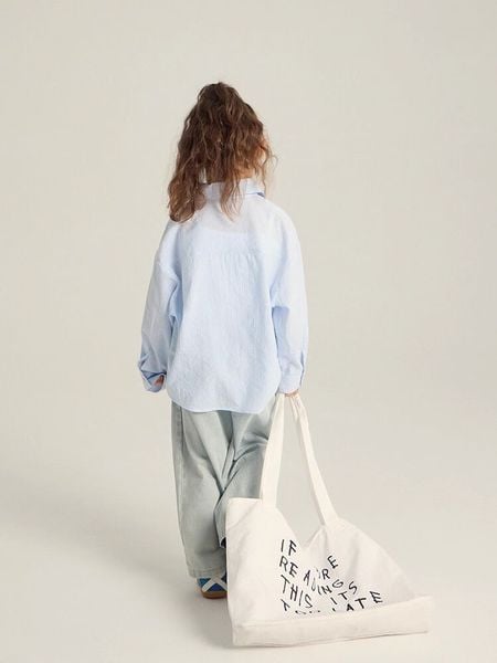 Set Sơ Mi Dài Tay Mix Quần Jean Giặt Mài Cá Tính