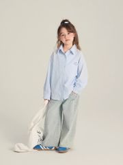 Set Sơ Mi Dài Tay Mix Quần Jean Giặt Mài Cá Tính