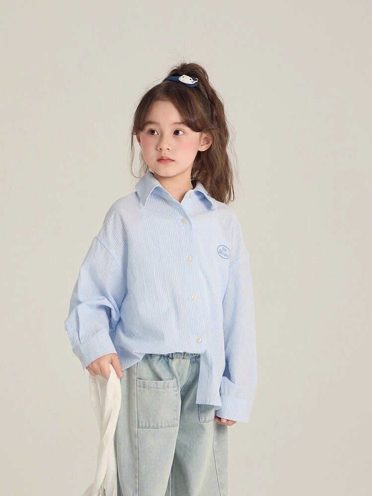 Set Sơ Mi Dài Tay Mix Quần Jean Giặt Mài Cá Tính