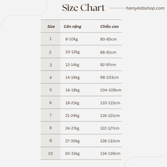 Set Yếm Áo Tăm Be Phối Yếm Váy Nâu Tây