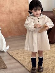 Váy Thủy Thủ Màu Be Dáng Suông Siêu Xinh