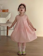 Váy Thô Bé Gái Phối Tầng Bèo