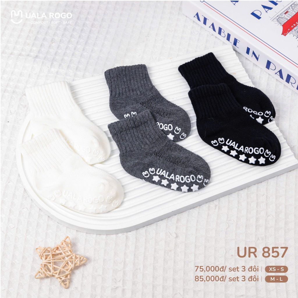 Set 3 Đôi Tất Vớ Uala Rogo