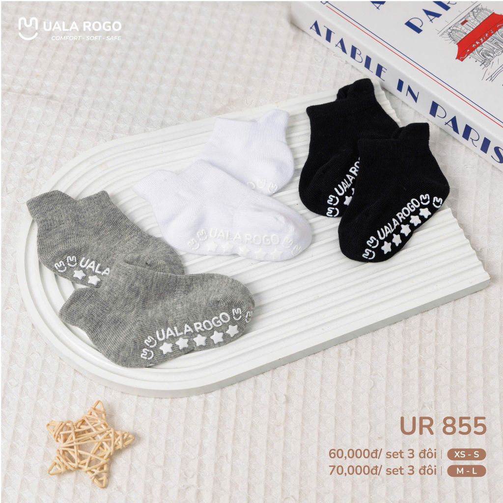 Set 3 Đôi Tất Vớ Uala Rogo