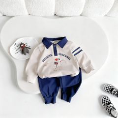 Bộ Dài Tay Polo Horse Racing