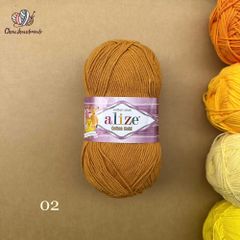 Len hè Cotton Gold nhập khẩu từ Alize Yarns, đan móc đồ hè, thú, nón cực xinh