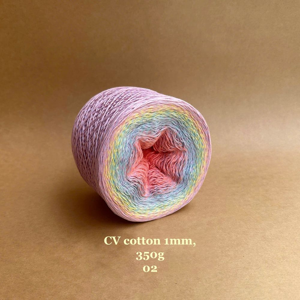 Cầu vồng cotton 1mm, 350g, Chou.ihandmade