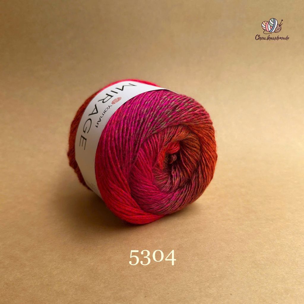 Len loang Mirage - Yarnart, 150g - 500m, đan móc áo, váy, khăn