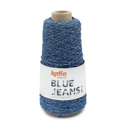 Sợi Blue Jeans I - Katia, 100g - 370m, đan móc áo, khăn