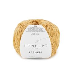 Sợi Esencia - Katia, 50g - 135m, dùng để đan móc áo, khăn