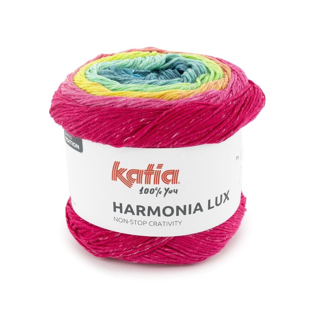 Sợi Harmonia Lux - Katia, 150g - 475m, đan móc áo, khăn