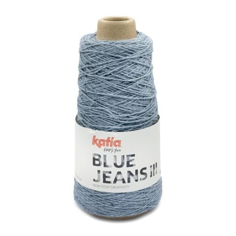 Sợi Blue Jeans III - Katia, 100g - 310m, dùng để đan móc áo, khăn