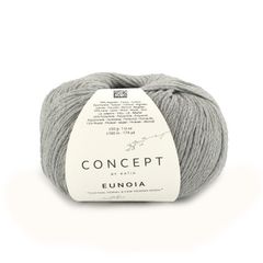 Len Eunoia - Katia, 50g - 160m, dùng để đan móc áo, khăn