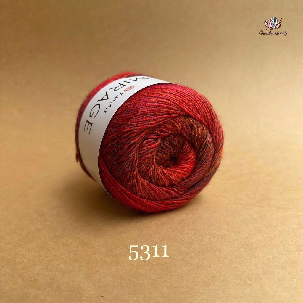 Len loang Mirage - Yarnart, 150g - 500m, đan móc áo, váy, khăn