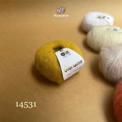 Len Silk Mohair - Lana Gatto, 25g - 212m, dùng để đan móc