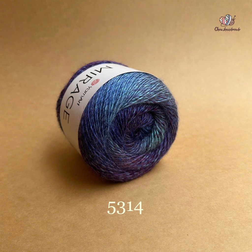 Len loang Mirage - Yarnart, 150g - 500m, đan móc áo, váy, khăn