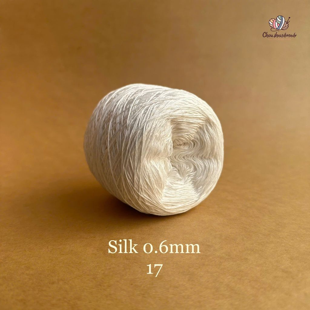 Cuộn sợi 100% Silk 0.6mm, 150g