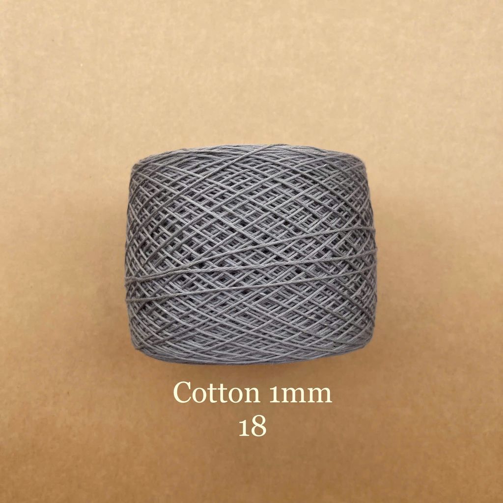 Sợi Cotton 1mm, 300g, đan móc áo, váy, khăn