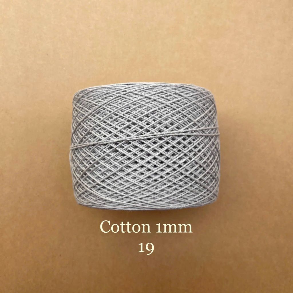 Sợi Cotton 1mm, 300g, đan móc áo, váy, khăn