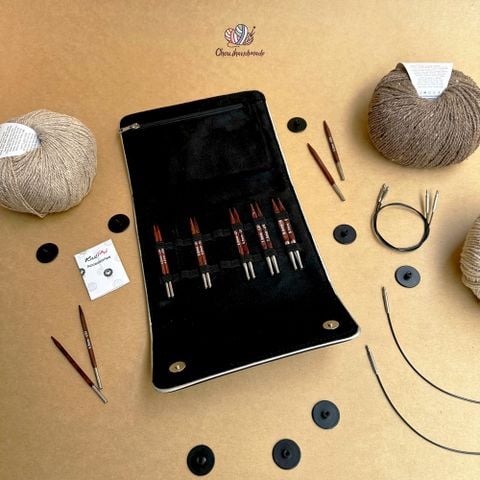 Bộ kim đan gỗ Symfonie Cubics 4inch - Knitpro
