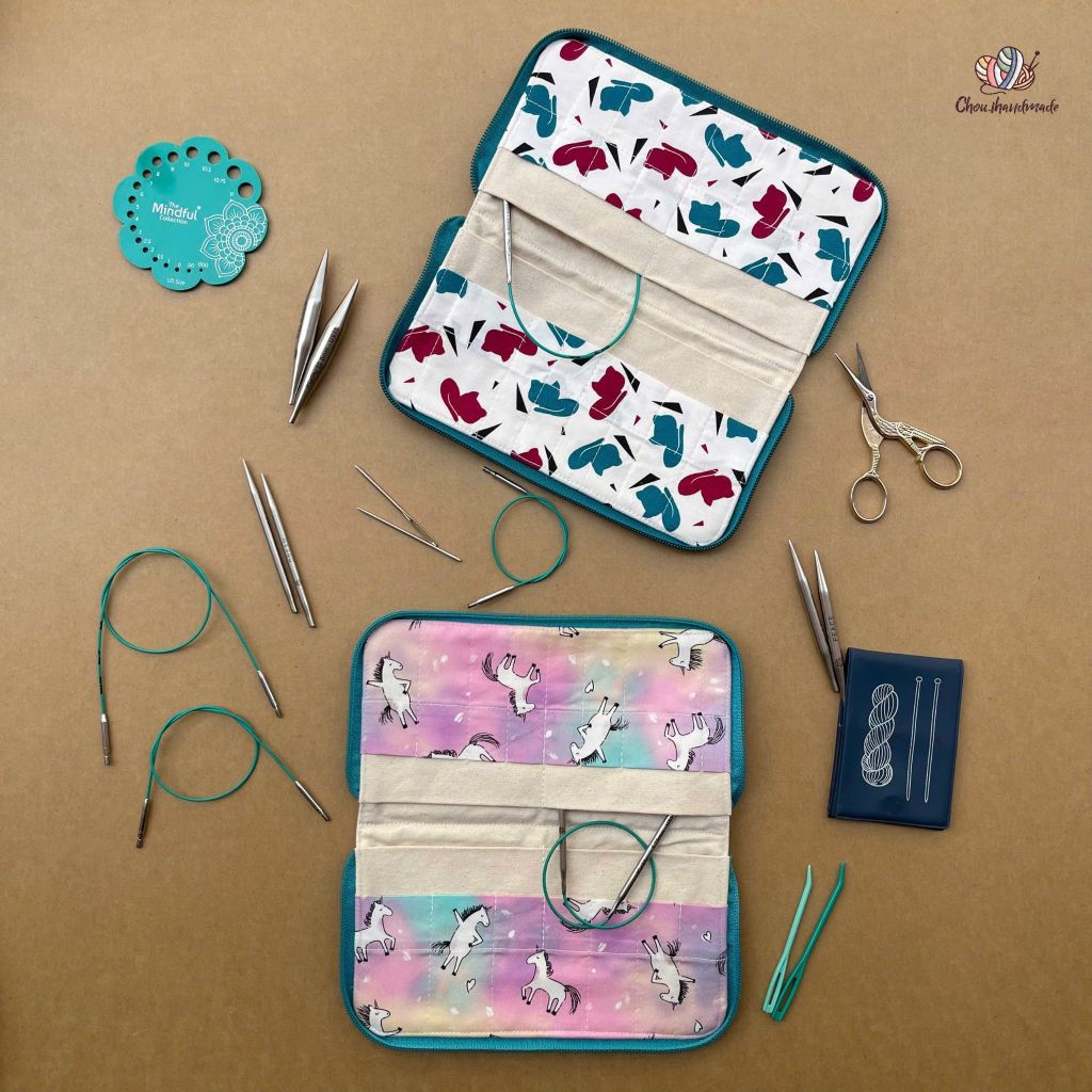 Ví đựng kim đan rời 8.5cm (4inch), Chou.ihandmade