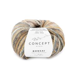 Sợi Bonsai - Katia, 50g - 140m, dùng để đan móc áo, khăn