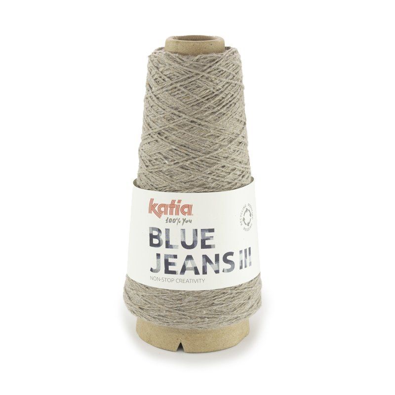 Sợi Blue Jeans III - Katia, 100g - 310m, dùng để đan móc áo, khăn