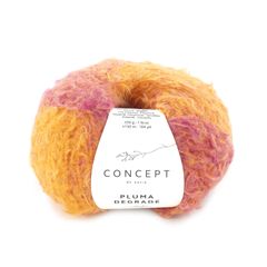 Sợi Pluma Degrade - Katia, 50g - 150m, dùng để đan móc áo, khăn