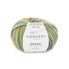 Sợi Bonsai - Katia, 50g - 140m, dùng để đan móc áo, khăn