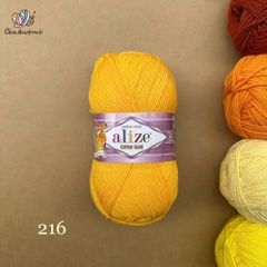 Len hè Cotton Gold nhập khẩu từ Alize Yarns, đan móc đồ hè, thú, nón cực xinh