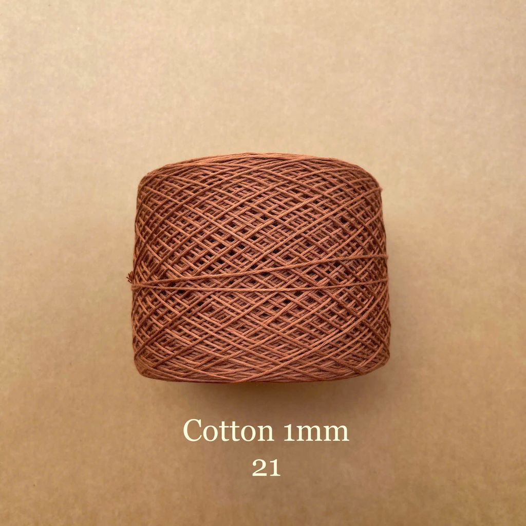 Sợi Cotton 1mm, 300g, đan móc áo, váy, khăn