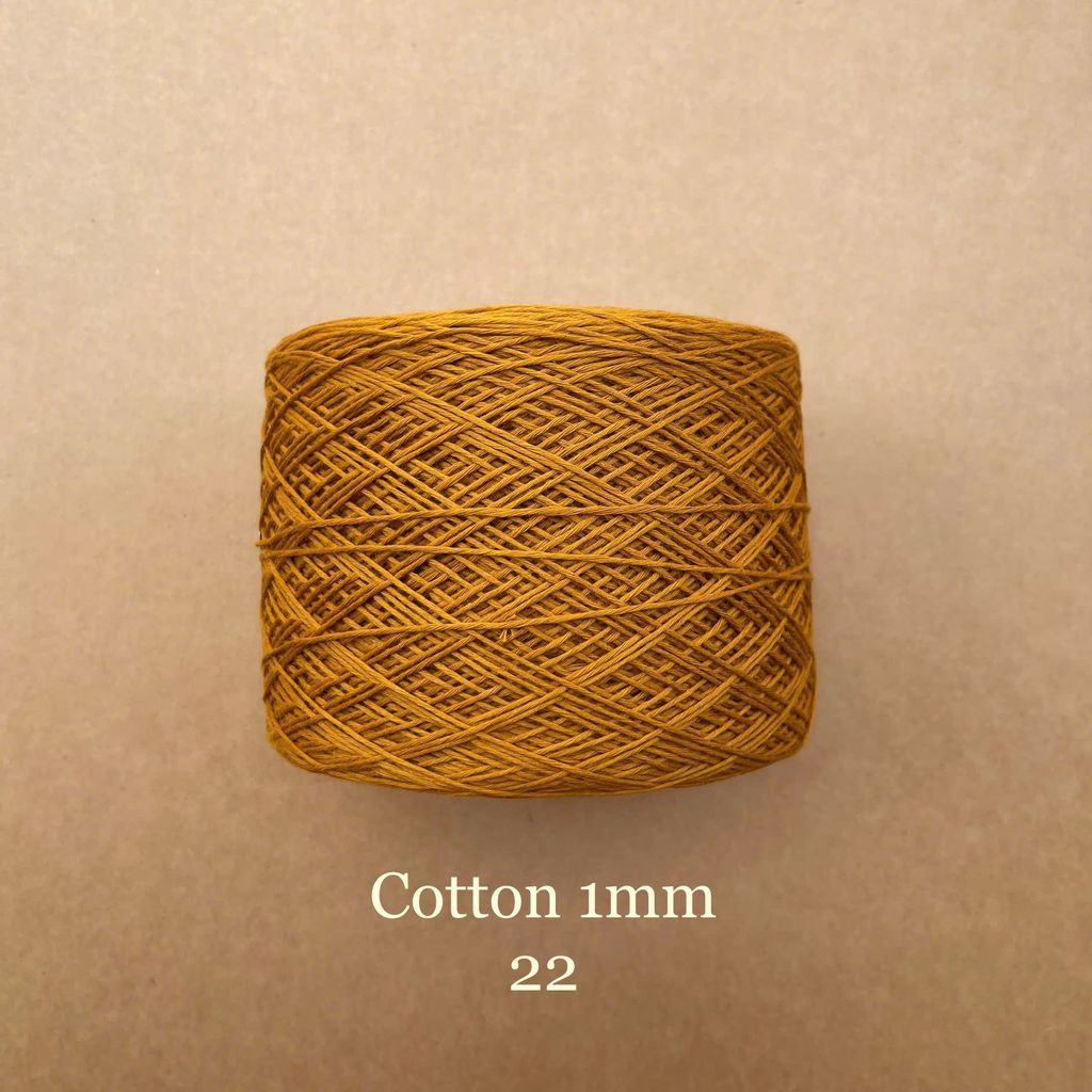 Sợi Cotton 1mm, 300g, đan móc áo, váy, khăn
