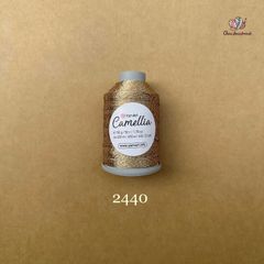 Sợi kim tuyến Camellia New - Yarnart, 50g - 450m, dùng để chập phối, đan móc áo, khăn, nón