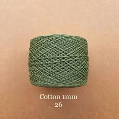Sợi Cotton 1mm, 300g, đan móc áo, váy, khăn