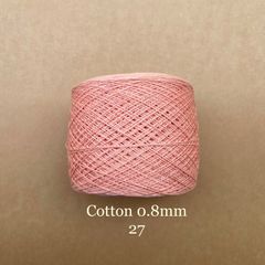 Sợi Cotton 0.8mm, 300g, đan móc áo, váy, khăn