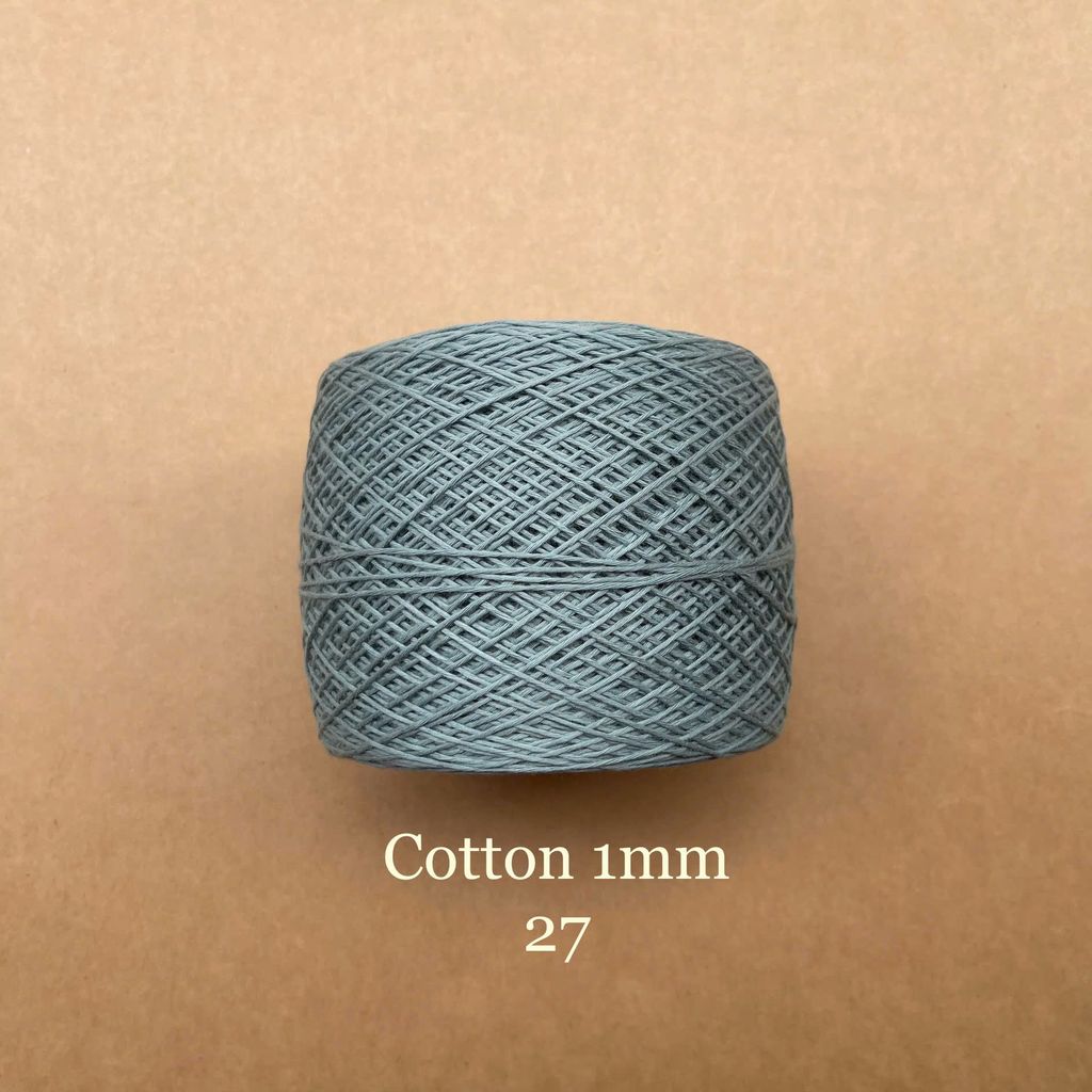 Sợi Cotton 1mm, 300g, đan móc áo, váy, khăn