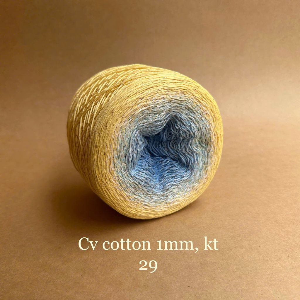 Sợi cầu vồng Cotton 1mm, kim tuyến