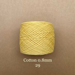 Sợi Cotton 0.8mm, 300g, đan móc áo, váy, khăn