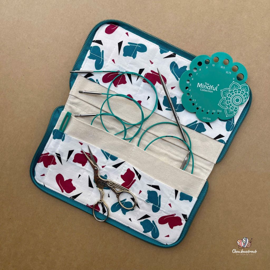 Ví đựng kim đan rời 8.5cm (4inch), Chou.ihandmade