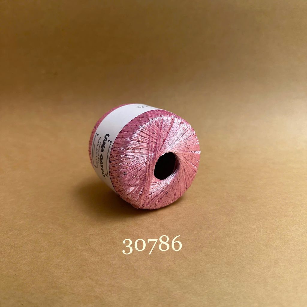 Sợi lấp lánh Paillettes - Lana Gatto, 25g - 195m, dùng để đan móc