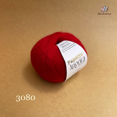 Len lông cừu Angora - Papatya, 100g - 550m, dùng để đan móc