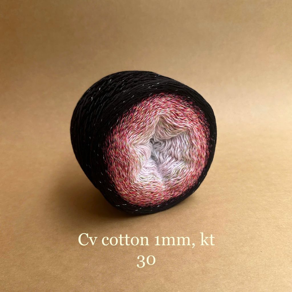Sợi cầu vồng Cotton 1mm, kim tuyến