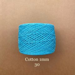 Sợi Cotton 1mm, 300g, đan móc áo, váy, khăn