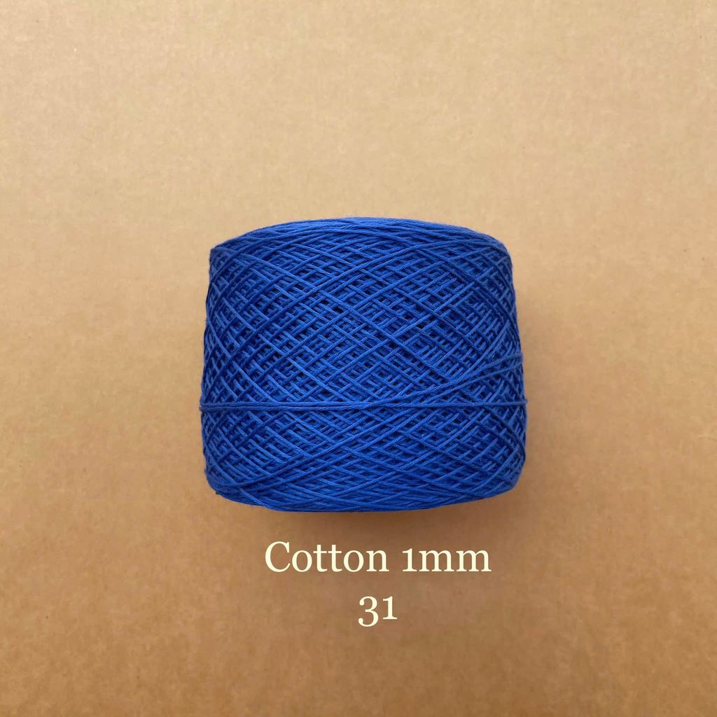 Sợi Cotton 1mm, 300g, đan móc áo, váy, khăn