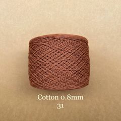 Sợi Cotton 0.8mm, 300g, đan móc áo, váy, khăn
