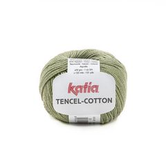 Sợi Tencel Cotton - Katia, 50g - 120m, dùng để đan móc áo, khăn