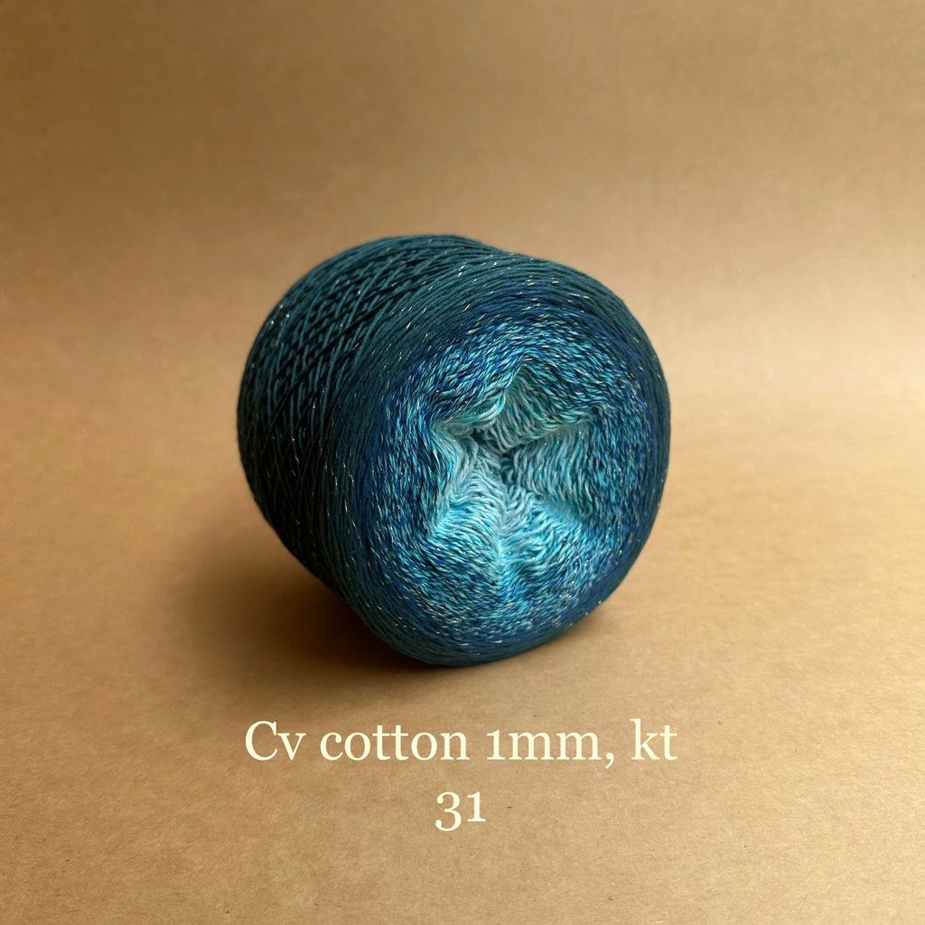 Sợi cầu vồng Cotton 1mm, kim tuyến