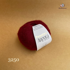 Len lông cừu Angora - Papatya, 100g - 550m, dùng để đan móc