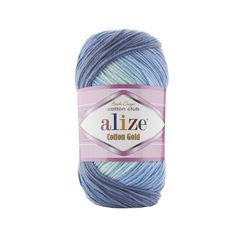 Len cotton Cotton Gold Batik nhập khẩu từ Alize Yarns, đan móc thú, nón, áo hè